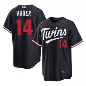 #14 Kent Hrbek Game-Day Men Baseball Jersey | Twin Cities Navy Fan Gear 15070156