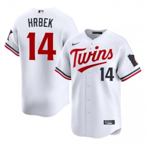 MIN Twins Kent Hrbek #14 White Men Baseball Jersey | 2026 Season Genuine 30474231