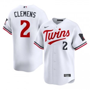 Twins Kody Clemens #2 White Men Baseball Jersey | 2026 Season Limited 91722764