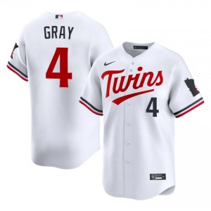 Tristan Gray #4 Twin Cities Baseball Jersey | Iconic Men White Stitched Edition 15241956