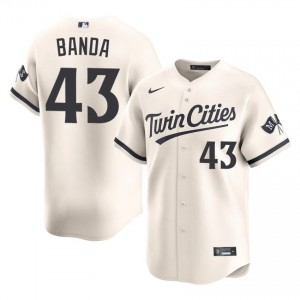 Anthony Banda #43 Twin Cities Baseball Jersey | Professional Men Cream Embroidery Edition 75075534
