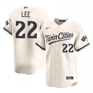 #22 Brooks Lee Professional Men Baseball Jersey | Minnesota Twins Cream Fan Gear 13376830