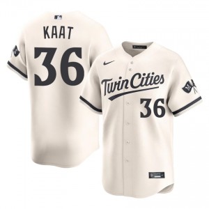 Twin Cities Jim Kaat #36 Cream Men Baseball Jersey | 2026 Season Durable 29517743