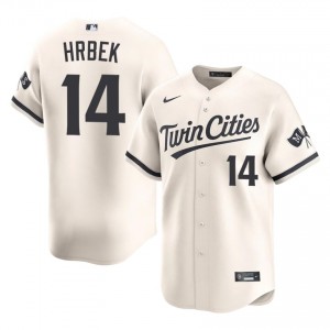 Cream Kent Hrbek #14 Twins Baseball Embroidery Jersey | Professional Men Fit 21277072