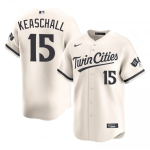 Luke Keaschall #15 Twins Baseball Jersey | Officially Licensed Men Cream Embroidery Edition 97293615