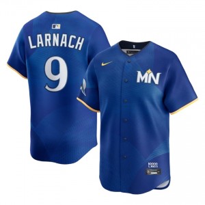 Royal Trevor Larnach #9 Minnesota Twins Baseball City Connect Stitch Jersey | Premium Men Fit 41858129