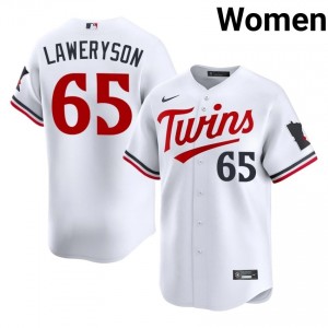 Twin Cities Cody Laweryson #65 White Women Baseball Jersey | 2026 Season Durable 10847182