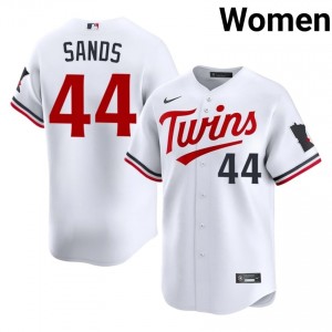 Cole Sands #44 MIN Twins Baseball Jersey | Limited Women White Embroidery Edition 59215427