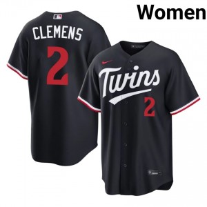 Kody Clemens #2 Twins Baseball Jersey | Pro-Grade Women Navy Stitched Edition 70022492