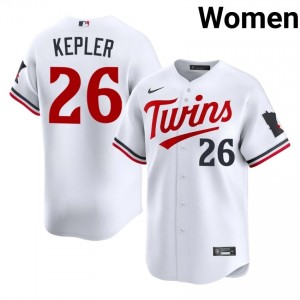 Minnesota Twins Max Kepler #26 White Women Baseball Jersey | 2026 Season Game-Day 79336096