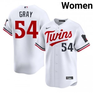 White Sonny Gray #54 MIN Baseball Embroidery Jersey | Limited Women Fit 10324708