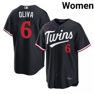 MIN Tony Oliva #6 Navy Women Baseball Jersey | 2026 Season Game 85714865