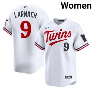 Trevor Larnach #9 Minnesota Twins Baseball Jersey | Durable Women White Stitched Edition 10086552