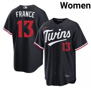 Ty France #13 Twins Baseball Jersey | Durable Women Navy Stitched Edition 27285037