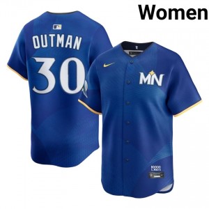 Minnesota Twins James Outman #30 Royal Women City Connect Baseball Jersey | 2026 Season Classic 70801248