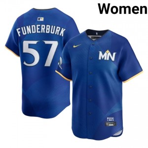 Twins Kody Funderburk #57 Royal Women City Connect Baseball Jersey | 2026 Season Iconic 65914092