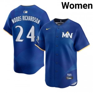 Minnesota Twins Simeon Woods Richardson #24 Royal Women City Connect Baseball Jersey | 2026 Season Authentic 81767429