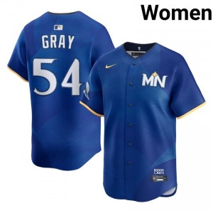 Twin Cities Sonny Gray #54 Royal Women City Connect Baseball Jersey | 2026 Season Game 84152152