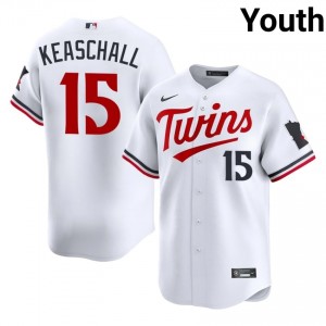 MIN Luke Keaschall #15 White Youth Baseball Jersey | 2026 Season Exclusive 75606334