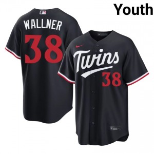 Matt Wallner #38 Twins Baseball Jersey | Genuine Youth Navy Sewn Edition 30077714