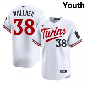 White Matt Wallner #38 MIN Baseball Embroidery Jersey | Classic Youth Fit 31409467