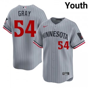 Gray Sonny Gray #54 Minnesota Twins Baseball Stitched Jersey | MLB Youth Fit 44343842