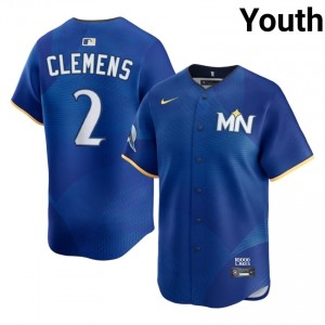 Royal Kody Clemens #2 MIN Twins Baseball City Connect Stitched Jersey | Game-Day Youth Fit 21800252