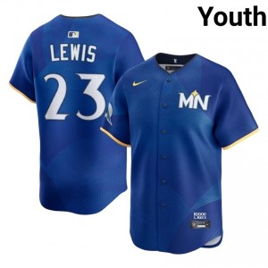 Royal Royce Lewis #23 Twins Baseball City Connect Sewn Jersey | Gameday Youth Fit 99789276