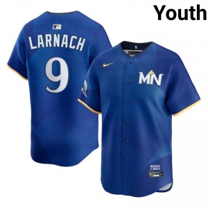 Trevor Larnach #9 MIN City Connect Baseball Jersey | Replica Youth Royal Stitched Edition 33379921